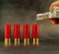 Preview: Pumpgun Schnapsgläser 12 Gauge - 4er Set - Patronenhülsen - beispiel