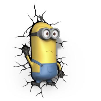 3D LED Minions - Kevin - Wandlampe - seite