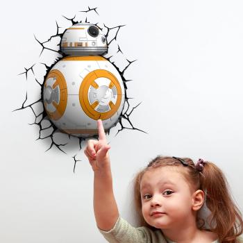 3D LED - Star Wars BB-8 - Wandlampe - Kind