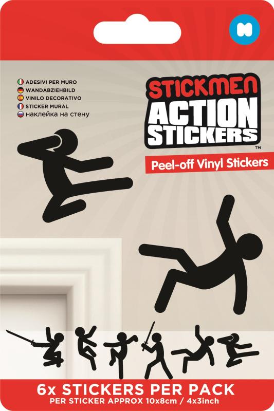 Action Stickers Wandtattoos Ninja - Verpackung