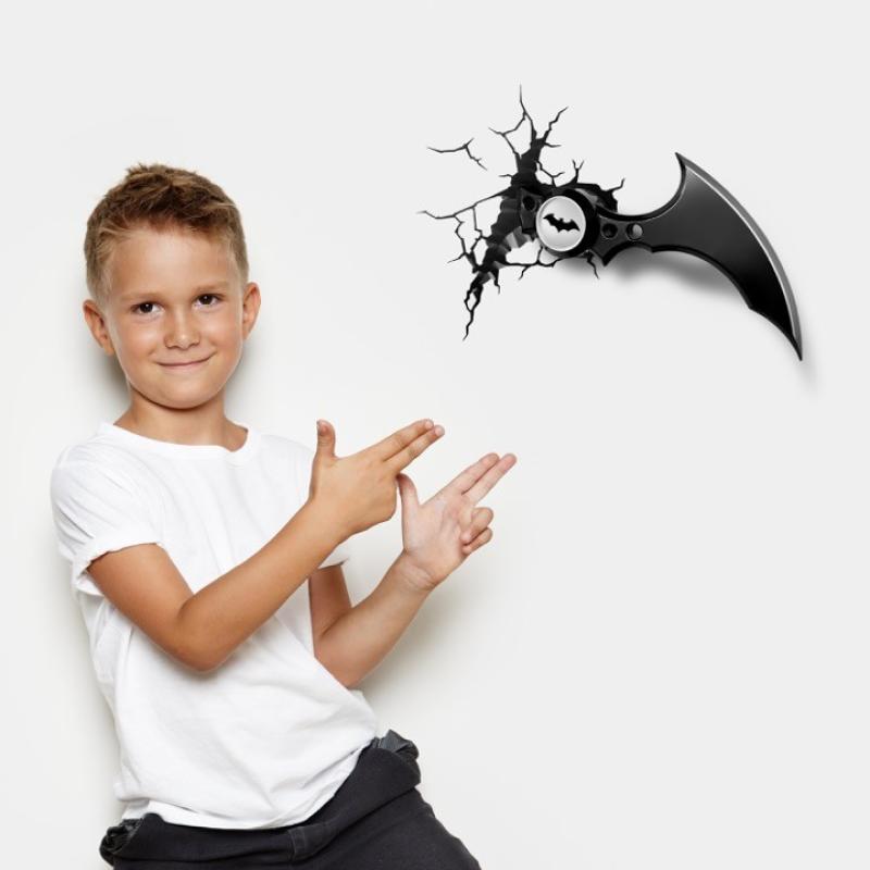 3D LED - Batman Batarang - Wandlampe - beispiel