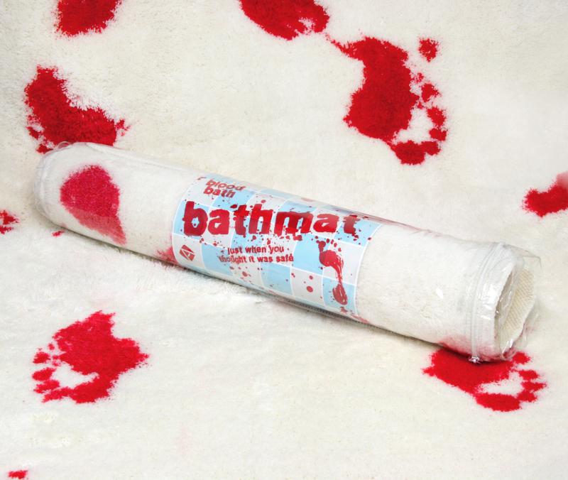 Blutige Badezimmer Fussmatte - Verpackung