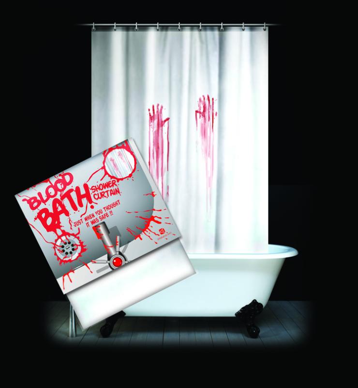 Blutbad - Blutiger Duschvorhang - Verpackung
