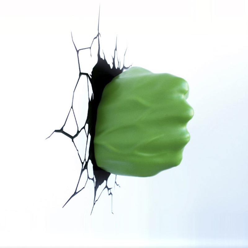 3D LED Marvel - Hulk Faust - Wandlampe - rechts