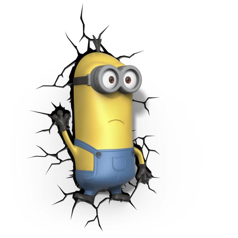 3D LED Minions - Kevin - Wandlampe - seite