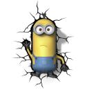 3D LED Minions - Kevin - Wandlampe - vorne